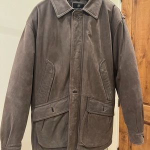 Rainforest Men’s Suede Jacket in Brown (size XL)